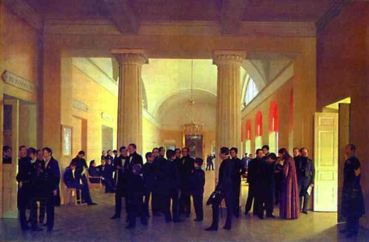 Sergey Zaryanko In The Hall Of The Law College oil painting picture